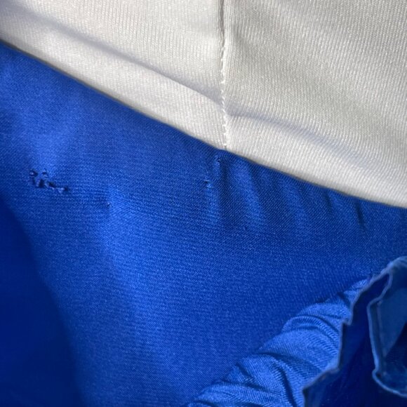 Marchesa Notte Women's Royal Blue Strapless Sheath Dress Size 4 - Picture 11 of 15